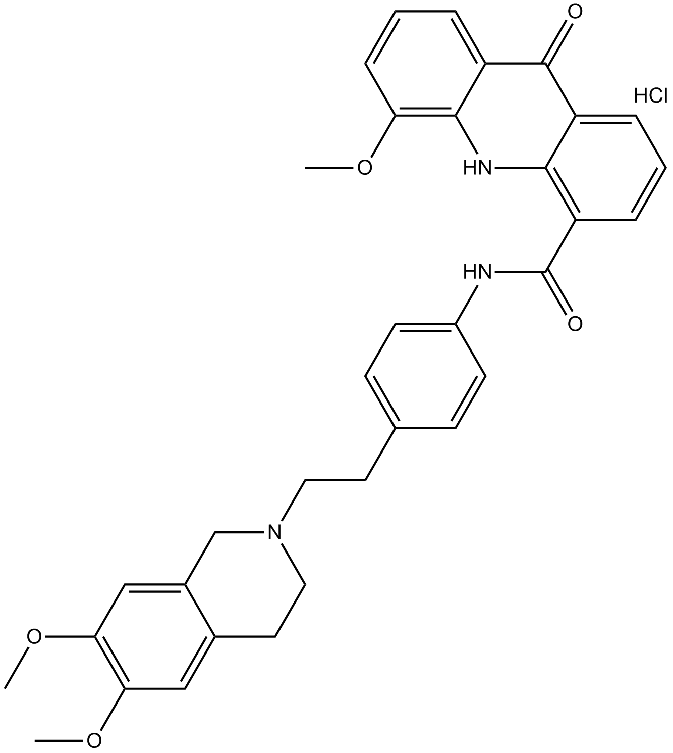 Elacridar hydrochloride