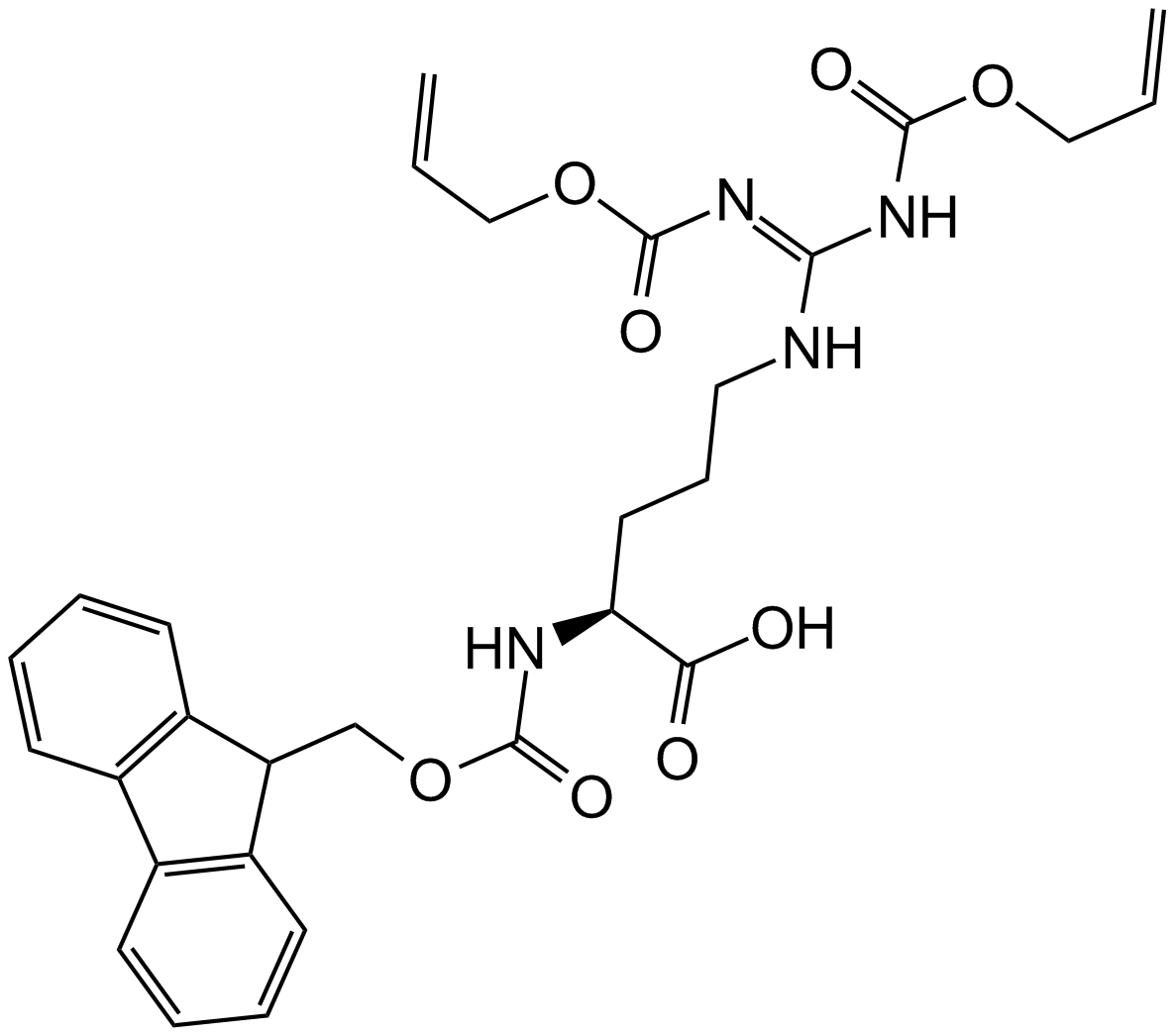 Fmoc-L-Arg(Aloc)2-OH