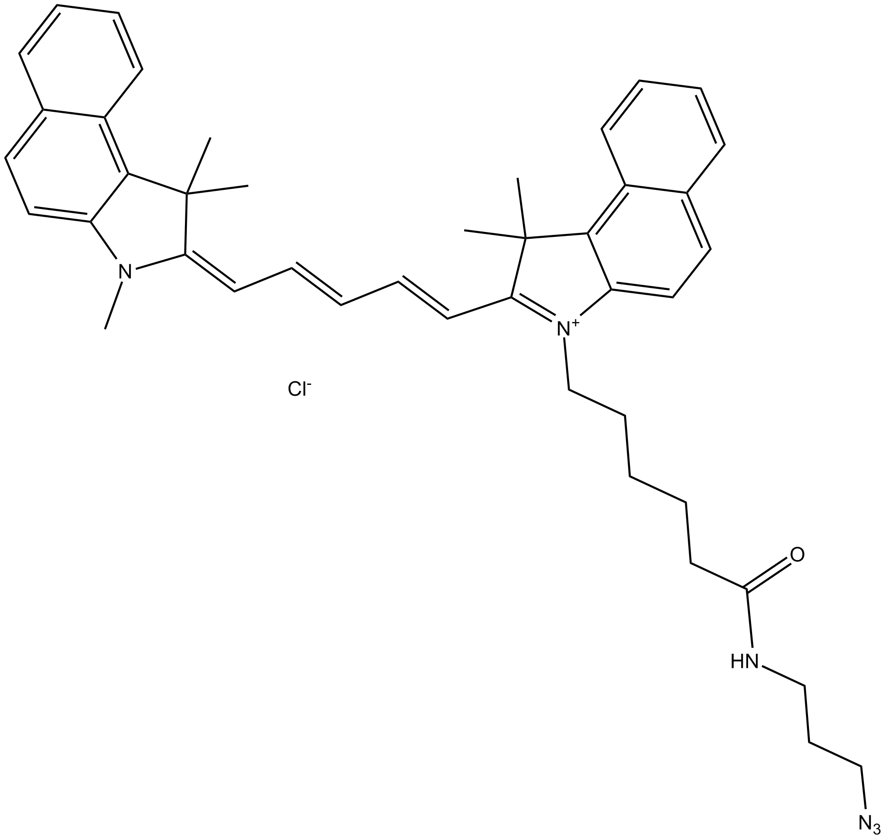Cy5.5 azide (non-sulfonated)