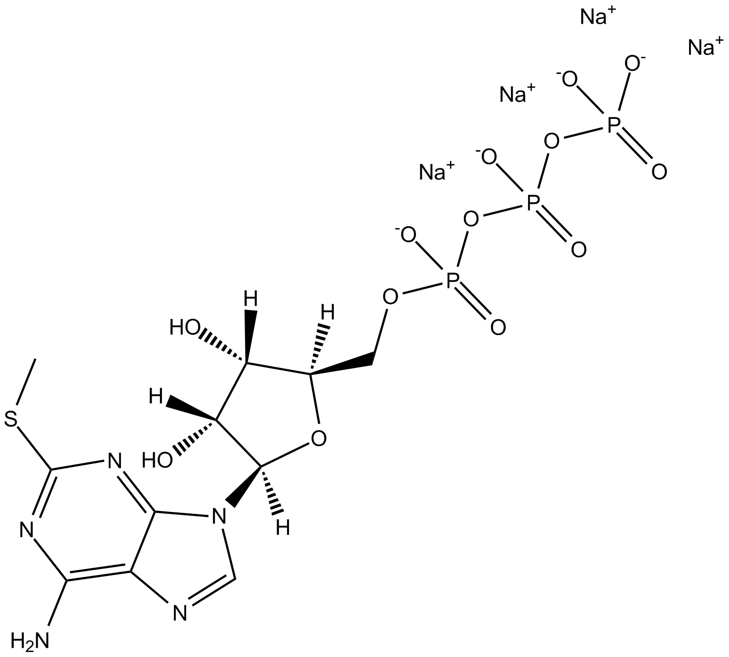 2-Methylthioadenosine triphosphate tetrasodium salt