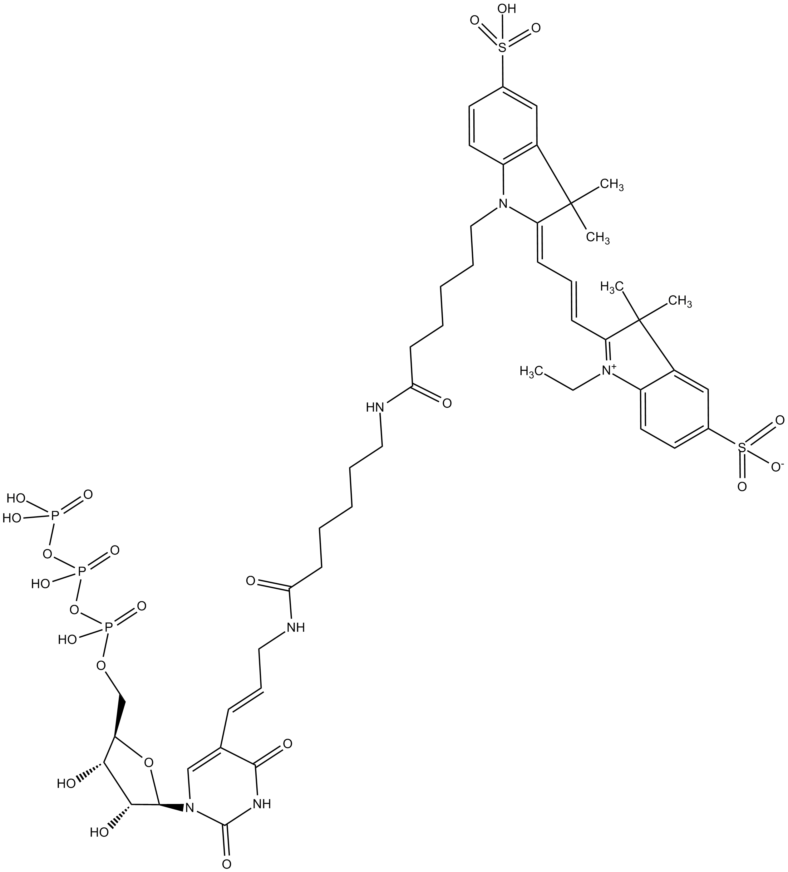 Aminoallyl-UTP-X - Cy3