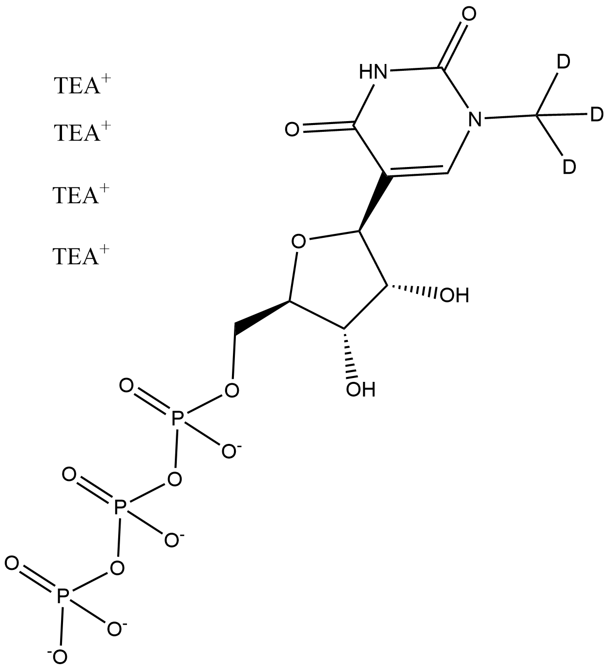 N1-Methylpseudo-UTP (D3)