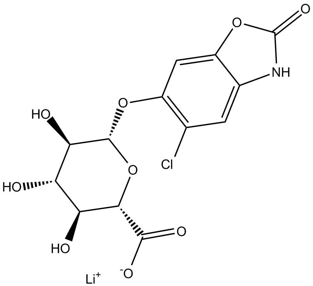Chlorzoxazone N-Glucuronide (lithium salt)