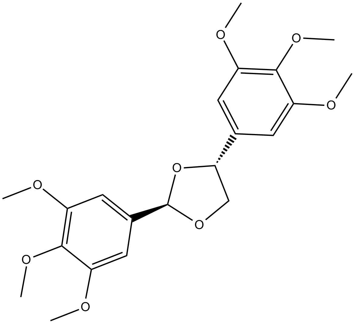 (±)trans-2,5-bis-(3,4,5-Trimethoxyphenyl)-1,3-dioxolane