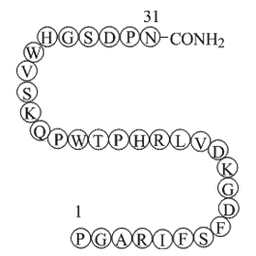 Endostatin (84-114)-NH2 (JKC367)