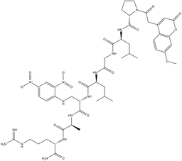 7-Methoxycoumarin-4-acetyl-P-L-G-L-β-(2,4-dinitrophenylamino)A-R amide