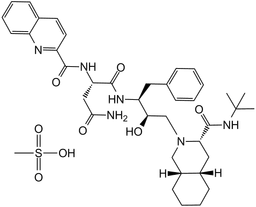 Saquinavir mesylate