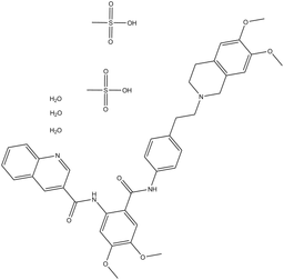 Tariquidar methanesulfonate, hydrate