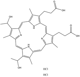 Hematoporphyrin dihydrochloride