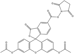 5-Carboxyfluorescein diacetate N-succinimidyl ester