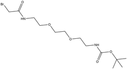 Bromoacetamido-C2-PEG2-NH-Boc