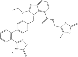 Azilsartan medoxomil monopotassium