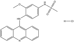 Amsacrine hydrochloride