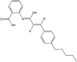 N-(p-amylcinnamoyl) Anthranilic Acid