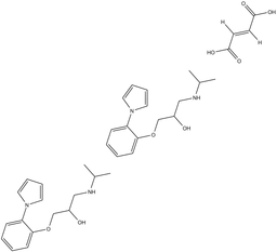 Isamoltane hemifumarate