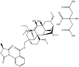 Methyllycaconitine citrate