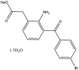 Bromfenac sodium hydrate