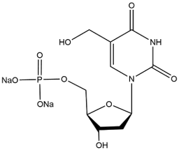 5-Hydroxymethyl-2'-deoxyuidine-5-monophosphate, disodium salt