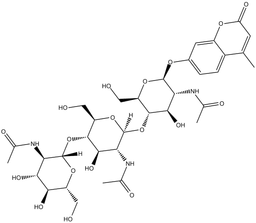 4-Methylumbelliferyl-β-D-N,N',N''-Triacetylchitotrioside