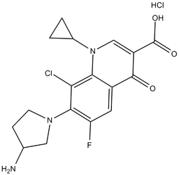 Clinafloxacin (hydrochloride)