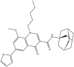 4-Quinolone-3-Carboxamide Furan CB2 Agonist
