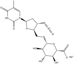 3'-Azido-3'-deoxythymidine β-D-glucuronide (sodium salt)