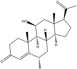 6α-methyl-11β-Hydroxyprogesterone