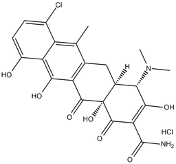 Anhydrochlortetracycline (hydrochloride)