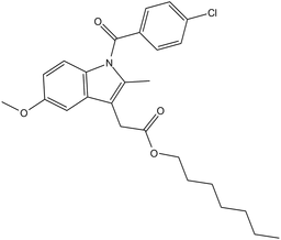 Indomethacin heptyl ester