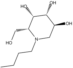 N-(n-Butyl)deoxygalactonojirimycin