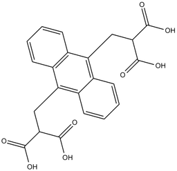 9,10-Anthracenediyl-bis(methylene)dimalonic Acid
