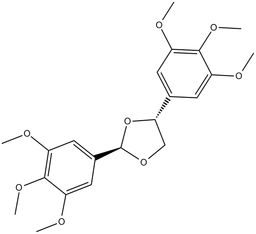 (±)trans-2,5-bis-(3,4,5-Trimethoxyphenyl)-1,3-dioxolane