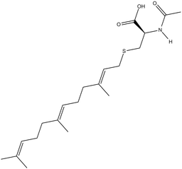 N-acetyl-S-farnesyl-L-Cysteine