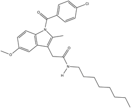 Indomethacin N-octyl amide