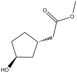 (1S,3S)-3-Hydroxycyclopentane acetic acid methyl ester