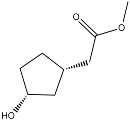 (1S,3R)-3-Hydroxycyclopentane acetic acid methyl ester