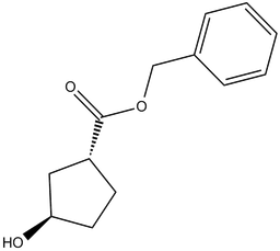(1R,3R)-3-Hydroxycyclopentane carboxylic acid benzyl ester