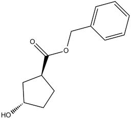 (1S,3S)-3-Hydroxycyclopentane carboxylic acid benzyl ester