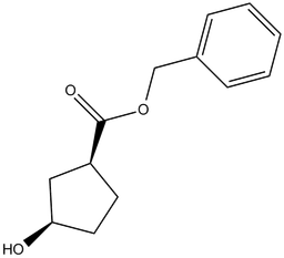 (1R,3S)-3-Hydroxycyclopentane carboxylic acid benzyl ester