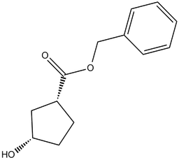 (1S,3R)-3-Hydroxycyclopentane carboxylic acid benzyl ester