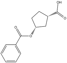 (1S,3R)-3-Benzoic acid 3-carboxycyclopentyl ester