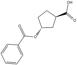 (1R,3R)-3-Benzoic acid 3-carboxycyclopentyl ester