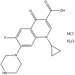 Ciprofloxacin hydrochloride hydrate