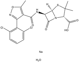 Sodium dicloxacillin monohydrate