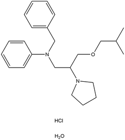 Bepridil hydrochloride hydrate