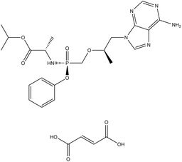 Tenofovir alafenamide hemifumarate