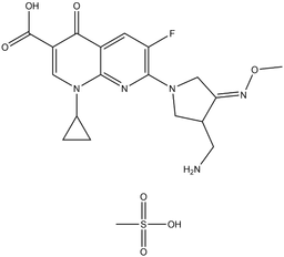 Gemifloxacin mesylate