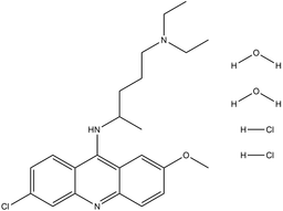 Quinacrine 2HCl Dihydrate