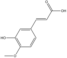 3-Hydroxy-4-methoxycinnamic acid