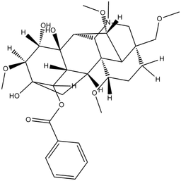 Benzoylhypaconitine